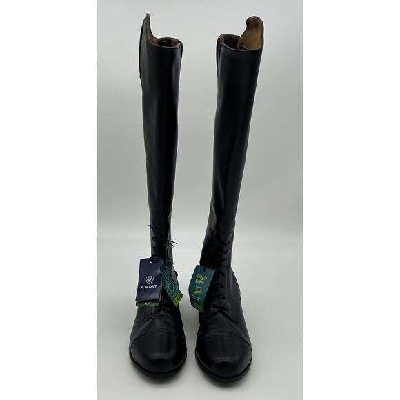 Ariat Heritage Contour Field Zip Equestrian Riding Boots Regular Tall Kids Sz 3 - Picture 2 of 16
